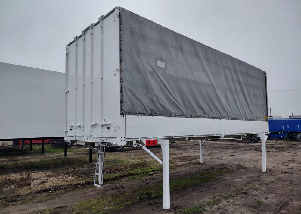 Krone Zabudow BDF Krone 7,45m 18 palet - Тентованный кузов: фото 1 Krone Zabudow BDF Krone 7,45m 18 palet - Тентованный кузов: фото 1