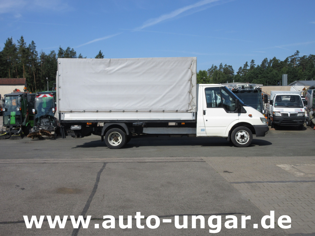 Ford Transit 90T350 Tourneo 3.500kg Pritsche & Plane Dautel LBW AHK - Тентованный фургон: фото 1 Ford Transit 90T350 Tourneo 3.500kg Pritsche & Plane Dautel LBW AHK - Тентованный фургон: фото 1