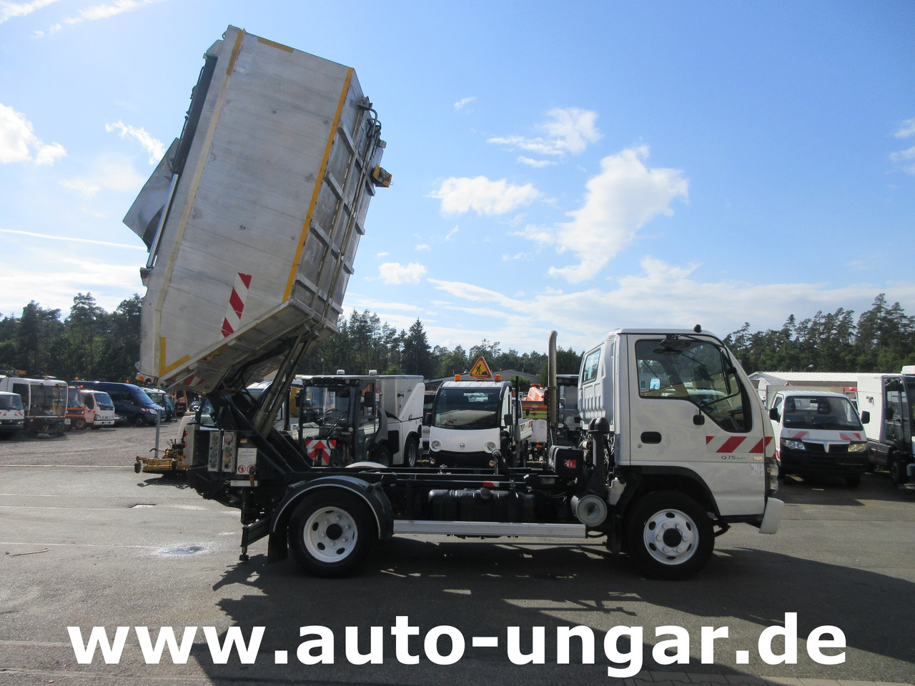 Мусоровоз ISUZU NQR smoother NPR 75 Q75.Y07 Faun Müllwagen Euro 4 Kipper Lifter Presse: фото 21