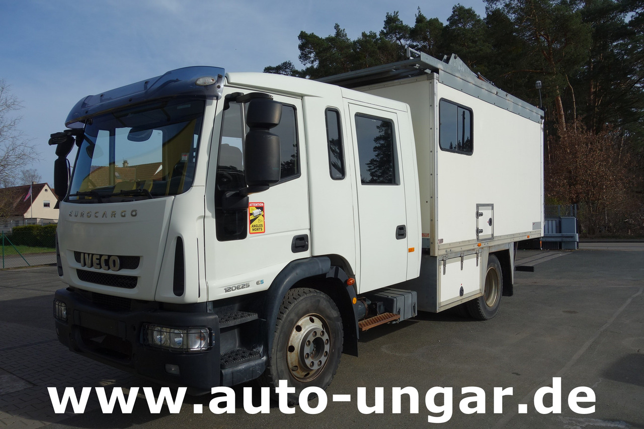 IVECO Eurocargo 120E225Doka Koffer mobile Werkstatt LBW Dachträger Wohnmobil Dif.-Sperre - Грузовик с закрытым кузовом: фото 1 IVECO Eurocargo 120E225Doka Koffer mobile Werkstatt LBW Dachträger Wohnmobil Dif.-Sperre - Грузовик с закрытым кузовом: фото 1