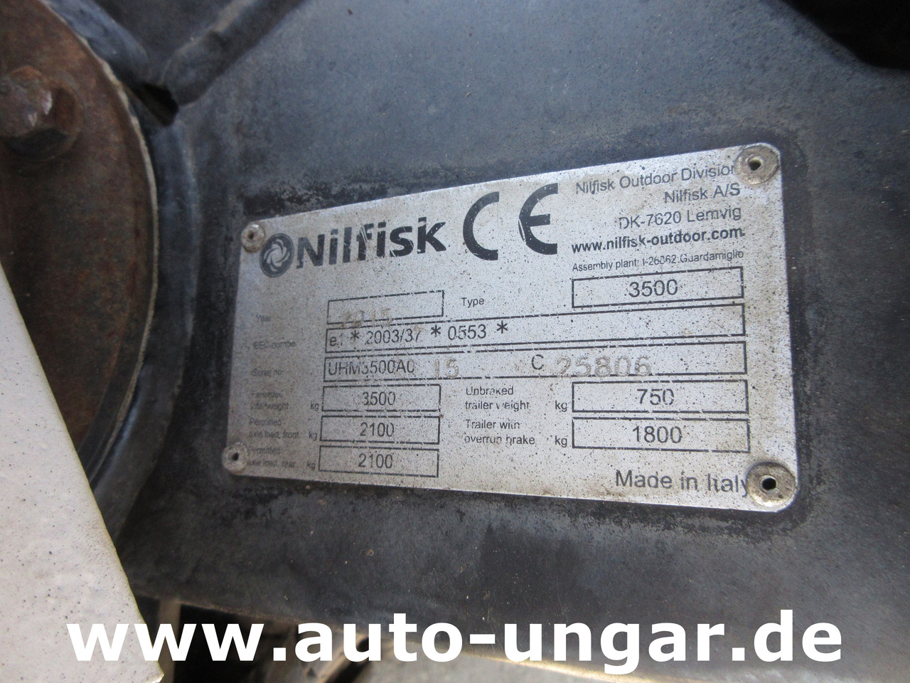 Подметально-уборочная машина NILFISK CR3500 CityRanger Schmidt Flexigo Multigo 4x4 Kehrmaschine Geräteträger: фото 10