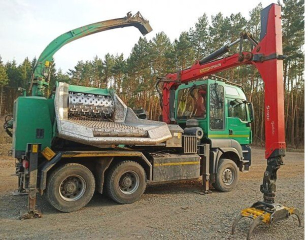 Jenz HEM 583R +6x6 MAN TGS 33.540 +Palfinger (docs MACHINE!) - Измельчитель древесины: фото 1 Jenz HEM 583R +6x6 MAN TGS 33.540 +Palfinger (docs MACHINE!) - Измельчитель древесины: фото 1