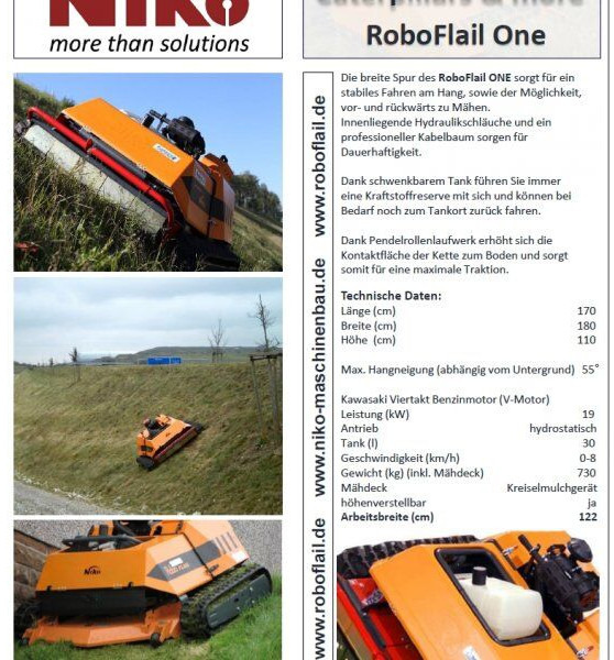KommTek/NIKO - RoboFlail ONE (700kg/122cm profi) - Газонокосилка: фото 4 KommTek/NIKO - RoboFlail ONE (700kg/122cm profi) - Газонокосилка: фото 4
