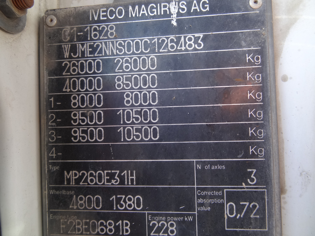 Iveco EuroTrakker 260E31 6X4 Palfinger 36002 - Грузовик бортовой/ Платформа, Автоманипулятор: фото 3 Iveco EuroTrakker 260E31 6X4 Palfinger 36002 - Грузовик бортовой/ Платформа, Автоманипулятор: фото 3