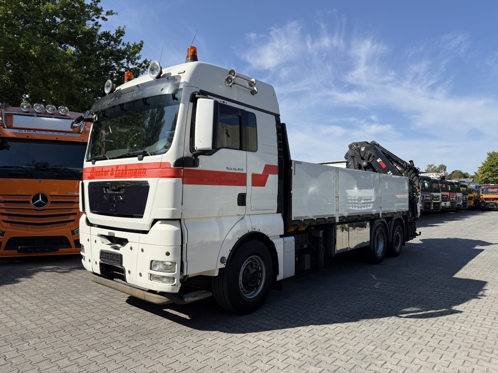 MAN TGX 26.480 6X2 Hiab 422 + Jib + Winde - Грузовик бортовой/ Платформа, Автоманипулятор: фото 1 MAN TGX 26.480 6X2 Hiab 422 + Jib + Winde - Грузовик бортовой/ Платформа, Автоманипулятор: фото 1