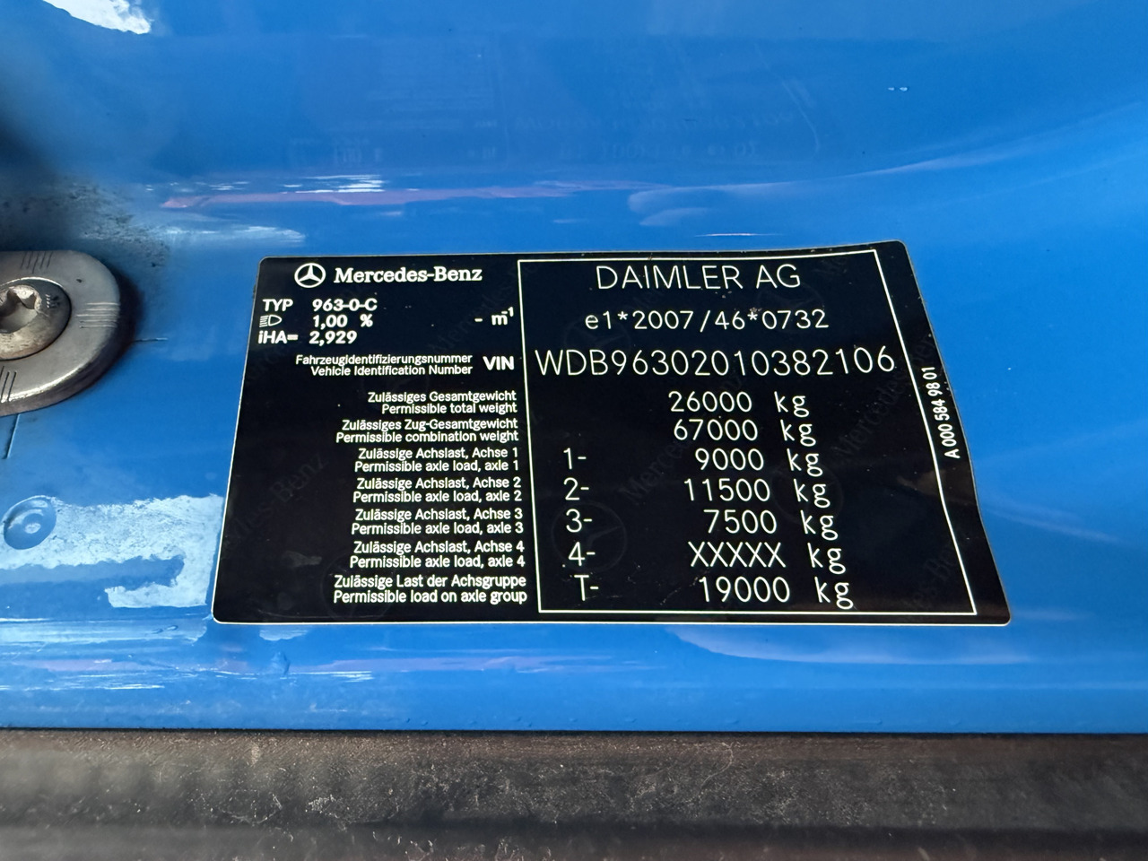 Крюковой мультилифт Mercedes-Benz Actros MP5 2546 6X2 Meiller RS21: фото 7