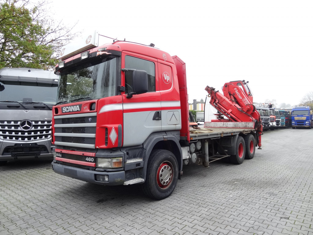 Scania R144 460 6X4 Fassi 360 bis 25 Meter - Автоманипулятор, Грузовик бортовой/ Платформа: фото 1 Scania R144 460 6X4 Fassi 360 bis 25 Meter - Автоманипулятор, Грузовик бортовой/ Платформа: фото 1