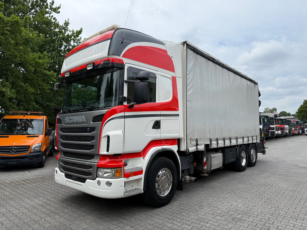Scania R480 6X2 Palfinger 34002 bis 29 Meter - Тентованный грузовик, Автоманипулятор: фото 1 Scania R480 6X2 Palfinger 34002 bis 29 Meter - Тентованный грузовик, Автоманипулятор: фото 1