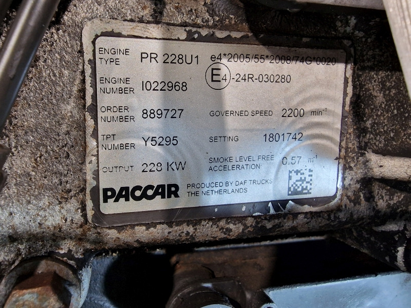 DAF CF PR228 U1 Refuse Spec Engine (Truck) - Двигатель для Грузовиков: фото 2 DAF CF PR228 U1 Refuse Spec Engine (Truck) - Двигатель для Грузовиков: фото 2