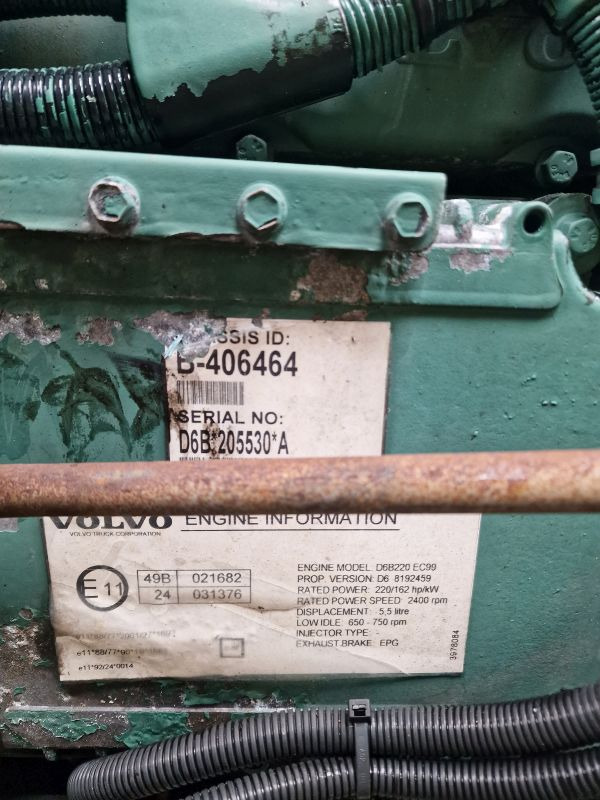 Volvo D6B220 EC09 Engine (Truck) - Двигатель для Грузовиков: фото 2 Volvo D6B220 EC09 Engine (Truck) - Двигатель для Грузовиков: фото 2