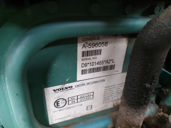 Volvo D9A260 EC01 - Двигатель для Грузовиков: фото 2 Volvo D9A260 EC01 - Двигатель для Грузовиков: фото 2
