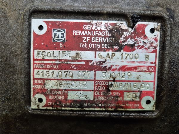 ZF Ecolife 6AP1700B Gearbox - Коробка передач: фото 2 ZF Ecolife 6AP1700B Gearbox - Коробка передач: фото 2