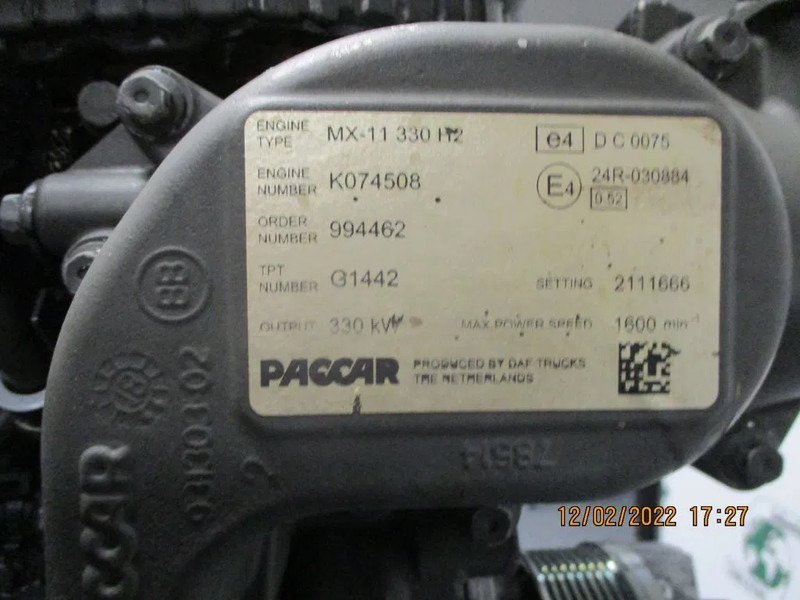 DAF 2164501/0452053/2189684/2111666 DAF XF 450 EURO 6 MODEL 2020 - Двигатель для Грузовиков: фото 5 DAF 2164501/0452053/2189684/2111666 DAF XF 450 EURO 6 MODEL 2020 - Двигатель для Грузовиков: фото 5