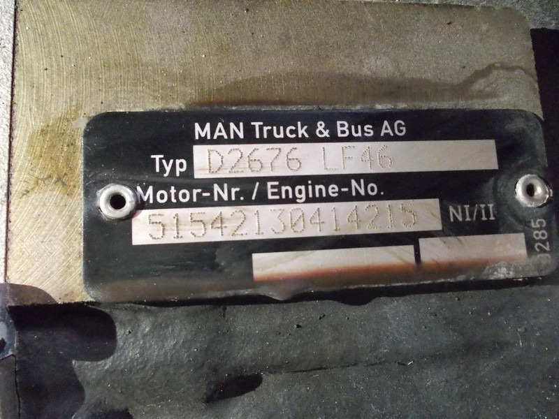 MAN 51.01100-6410/51.01100-6737 D2676LF46 MAN 18.440 EURO 6 - Двигатель для Грузовиков: фото 5 MAN 51.01100-6410/51.01100-6737 D2676LF46 MAN 18.440 EURO 6 - Двигатель для Грузовиков: фото 5