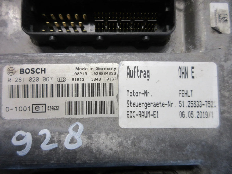 MAN 51.25833-7521 // 51.25833-7390 // BOSCH 0 281 020 067 MAN EURO 5 - Электрическая система для Грузовиков: фото 3 MAN 51.25833-7521 // 51.25833-7390 // BOSCH 0 281 020 067 MAN EURO 5 - Электрическая система для Грузовиков: фото 3