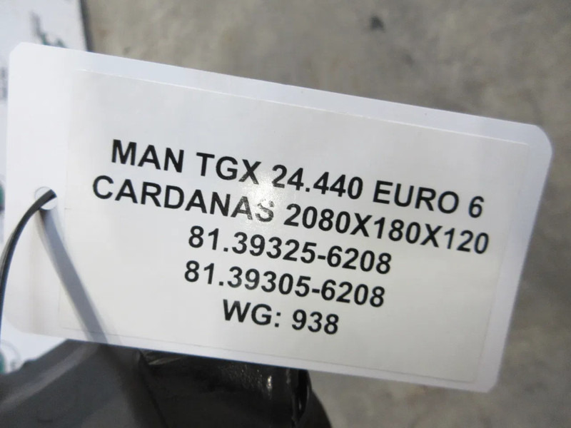 MAN 81.39325-6208 // 81.39305-6208 AANDRIJF AS MAN 18.420 EURO 6 MODEL 2021 - Приводный вал для Грузовиков: фото 5 MAN 81.39325-6208 // 81.39305-6208 AANDRIJF AS MAN 18.420 EURO 6 MODEL 2021 - Приводный вал для Грузовиков: фото 5