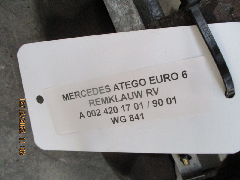 Mercedes-Benz A 002 420 90 01 // 17 01 REMKLAUW RV VOOR EN ACHTER ATEGO EURO 6 - Тормозной суппорт для Грузовиков: фото 5 Mercedes-Benz A 002 420 90 01 // 17 01 REMKLAUW RV VOOR EN ACHTER ATEGO EURO 6 - Тормозной суппорт для Грузовиков: фото 5