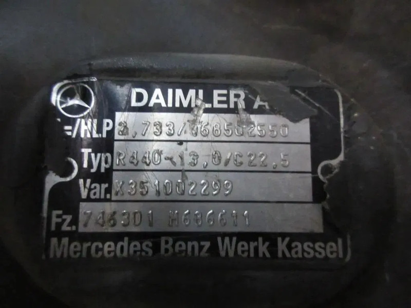 Mercedes-Benz R440-13,0/C22,5 RATIO 2,733 746.301 ACTROS MP 4 1845 EURO 6 - Дифференциал для Грузовиков: фото 5 Mercedes-Benz R440-13,0/C22,5 RATIO 2,733 746.301 ACTROS MP 4 1845 EURO 6 - Дифференциал для Грузовиков: фото 5