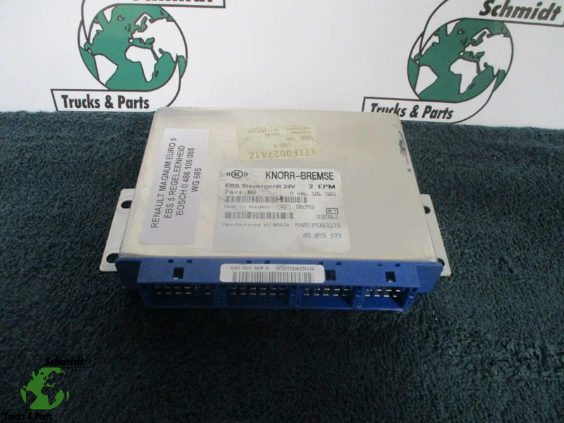 Renault MAGNUM 0 486 106 085 EBS5 REGELEENHEID EURO 5 - Электрическая система для Грузовиков: фото 1 Renault MAGNUM 0 486 106 085 EBS5 REGELEENHEID EURO 5 - Электрическая система для Грузовиков: фото 1
