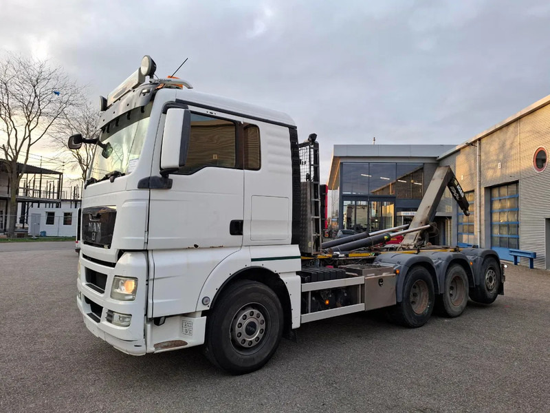 MAN TGX35.480 / LIFT+LENKACHSE / ONLY:392634 KM / JOAB HOOK / AIRCO / FRIDGE / AUTOMATIC / EURO-5 / 2012 - Тросовый мультилифт: фото 1 MAN TGX35.480 / LIFT+LENKACHSE / ONLY:392634 KM / JOAB HOOK / AIRCO / FRIDGE / AUTOMATIC / EURO-5 / 2012 - Тросовый мультилифт: фото 1