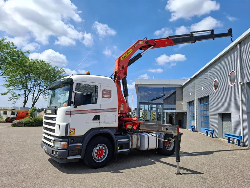 Scania 124G-420 / RETARDER / PALFINGER PK32080 / DOUBLE TANK / AIRCO / GOOD CONDITION / MANUAL / EURO-3 / 2004 - Автоманипулятор: фото 2 Scania 124G-420 / RETARDER / PALFINGER PK32080 / DOUBLE TANK / AIRCO / GOOD CONDITION / MANUAL / EURO-3 / 2004 - Автоманипулятор: фото 2