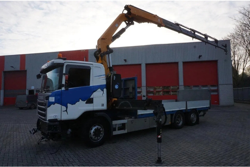Scania G490 / ENGINE RUNNING / RETARDER / EFFER 255-5S CRANE REMOTE / PLATFORM / FULL-AIR / AUTOMATIC / EURO-6 / 2014 - Автоманипулятор: фото 2 Scania G490 / ENGINE RUNNING / RETARDER / EFFER 255-5S CRANE REMOTE / PLATFORM / FULL-AIR / AUTOMATIC / EURO-6 / 2014 - Автоманипулятор: фото 2