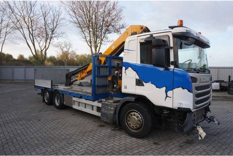 Scania G490 / ENGINE RUNNING / RETARDER / EFFER 255-5S CRANE REMOTE / PLATFORM / FULL-AIR / AUTOMATIC / EURO-6 / 2014 - Автоманипулятор: фото 4 Scania G490 / ENGINE RUNNING / RETARDER / EFFER 255-5S CRANE REMOTE / PLATFORM / FULL-AIR / AUTOMATIC / EURO-6 / 2014 - Автоманипулятор: фото 4