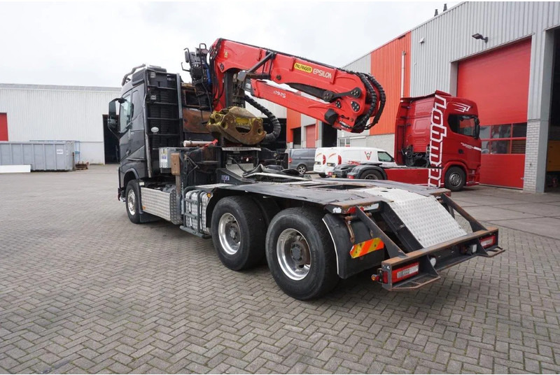 Лесовоз, Автоманипулятор Volvo FH16-750 / ENGINE RUNNING / 6x4 / RETARDER / BIG AXLE / VEB+ / PALFINGER FD250 / EURO-6 / 2016: фото 6
