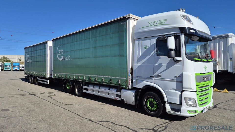 DAF XF 480 FAR 6X2 SSC EURO 6 - velkoobjemová souprava - prodejné jen s přívěsem WECON PC-CP-T0111 P0475K - cena je za celou soupravu - Тентованный грузовик: фото 1 DAF XF 480 FAR 6X2 SSC EURO 6 - velkoobjemová souprava - prodejné jen s přívěsem WECON PC-CP-T0111 P0475K - cena je za celou soupravu - Тентованный грузовик: фото 1