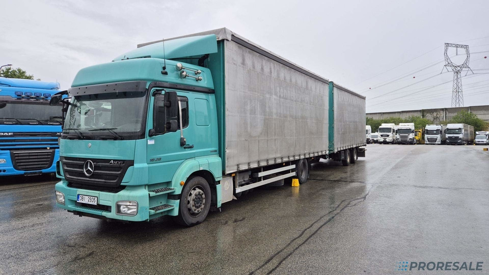 MERCEDES-BENZ AXOR 1829 L EURO 5 velkoobjemová souprava - prodejné jen s přívěsem RUFA ZTC 13-21 P0470Z - cena je za celou soupravu - Тентованный грузовик: фото 2 MERCEDES-BENZ AXOR 1829 L EURO 5 velkoobjemová souprava - prodejné jen s přívěsem RUFA ZTC 13-21 P0470Z - cena je za celou soupravu - Тентованный грузовик: фото 2