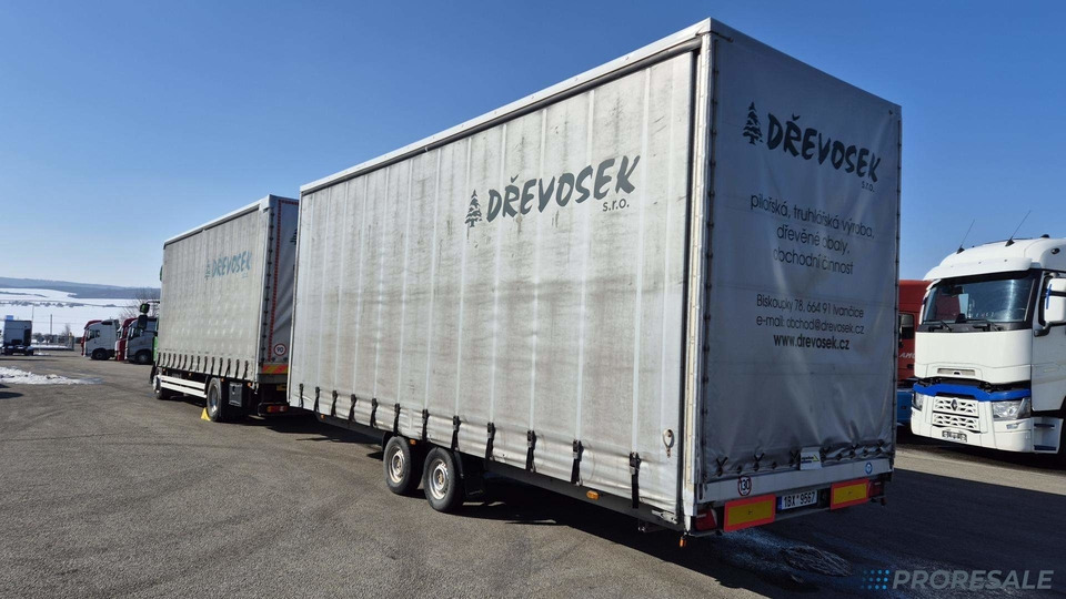 RENAULT MIDLUM 250.14 MDA3C valník s plachtou - prodejné jen s přívěsem AGADOS P0457 - cena je za celou soupravu - Тентованный грузовик: фото 3 RENAULT MIDLUM 250.14 MDA3C valník s plachtou - prodejné jen s přívěsem AGADOS P0457 - cena je za celou soupravu - Тентованный грузовик: фото 3