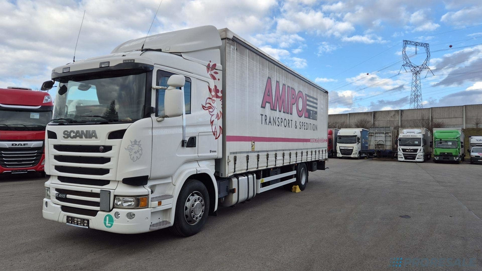 SCANIA R410 N320 HIGH LINE EURO 6 - valník s plachtou - Тентованный грузовик: фото 2 SCANIA R410 N320 HIGH LINE EURO 6 - valník s plachtou - Тентованный грузовик: фото 2