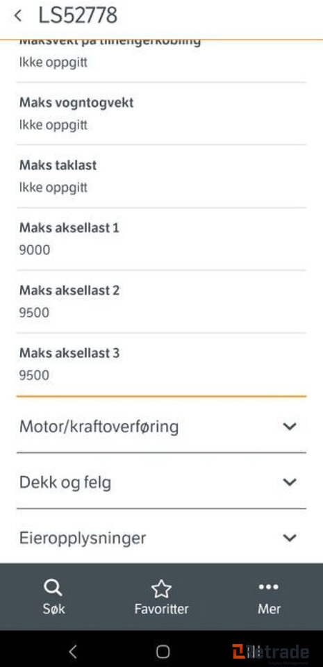 1999 modell MAN 26.414 6x2 kranbil - Грузовик бортовой/ Платформа, Автоманипулятор: фото 4 1999 modell MAN 26.414 6x2 kranbil - Грузовик бортовой/ Платформа, Автоманипулятор: фото 4