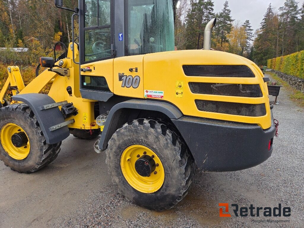Колёсный погрузчик Hjullastare Yanmar V100 Med Vikplog och Sandskopa Panolinolja: фото 7