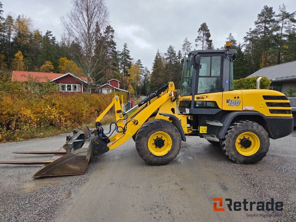 Колёсный погрузчик Hjullastare Yanmar V100 Med Vikplog och Sandskopa Panolinolja: фото 6