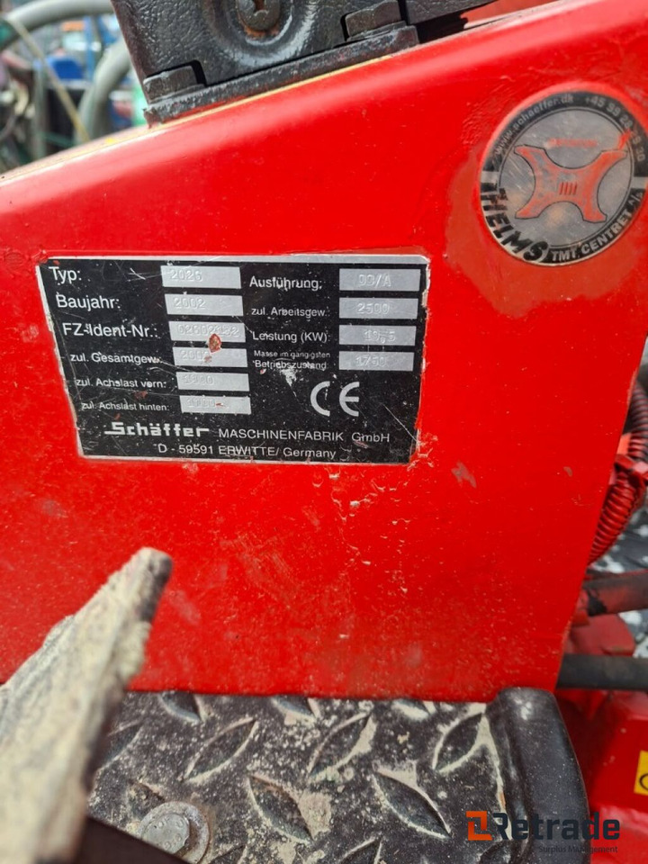 Redskapsbærer SCHAFFER 226 - Сельскохозяйственная техника: фото 3 Redskapsbærer SCHAFFER 226 - Сельскохозяйственная техника: фото 3