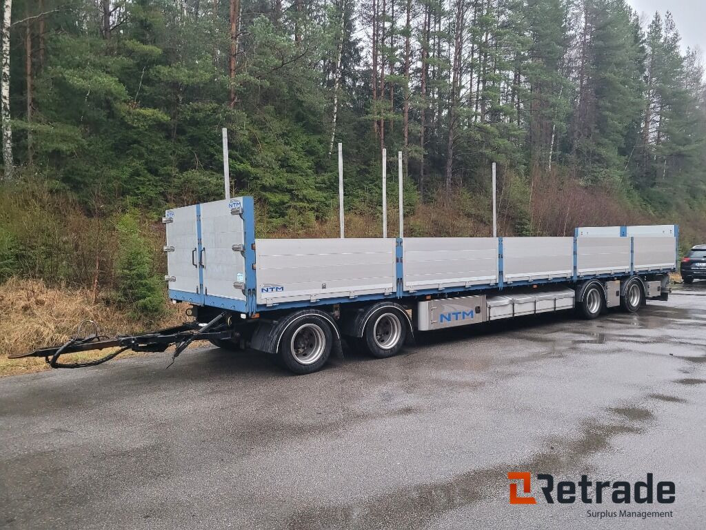 Släpvagn NTM 4 axligt flaksläp lämsläp , släp med lämmar -2021 - Самосвальный прицеп: фото 1 Släpvagn NTM 4 axligt flaksläp lämsläp , släp med lämmar -2021 - Самосвальный прицеп: фото 1