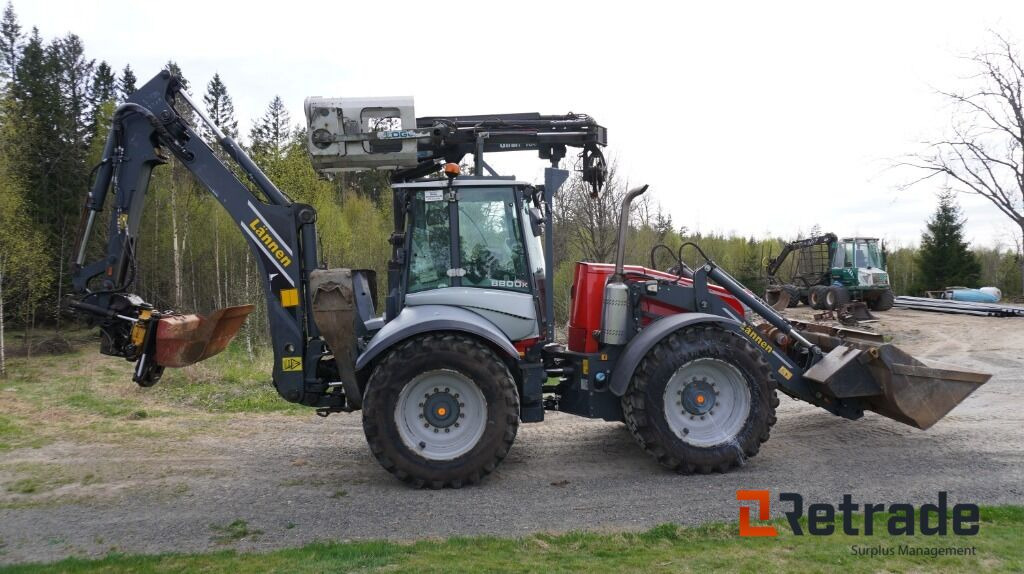 Экскаватор-погрузчик Traktorgrävare Lännen 8800 K Loggoslift: фото 10