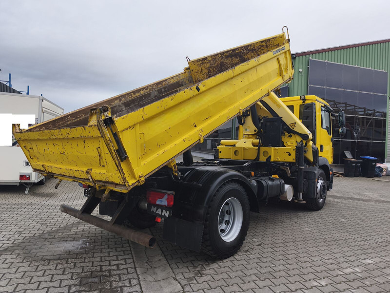 Самосвал, Автоманипулятор MAN TGM 18.290 4x2 BB Meiller Palfinger PK 14002EH D 14,5 m: фото 13