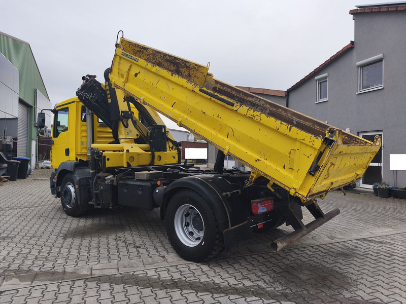 Самосвал, Автоманипулятор MAN TGM 18.290 4x2 BB Meiller Palfinger PK 14002EH D 14,5 m: фото 12