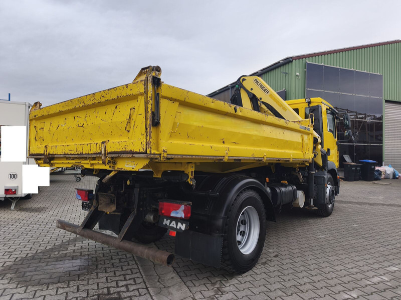 Самосвал, Автоманипулятор MAN TGM 18.290 4x2 BB Meiller Palfinger PK 14002EH D 14,5 m: фото 11