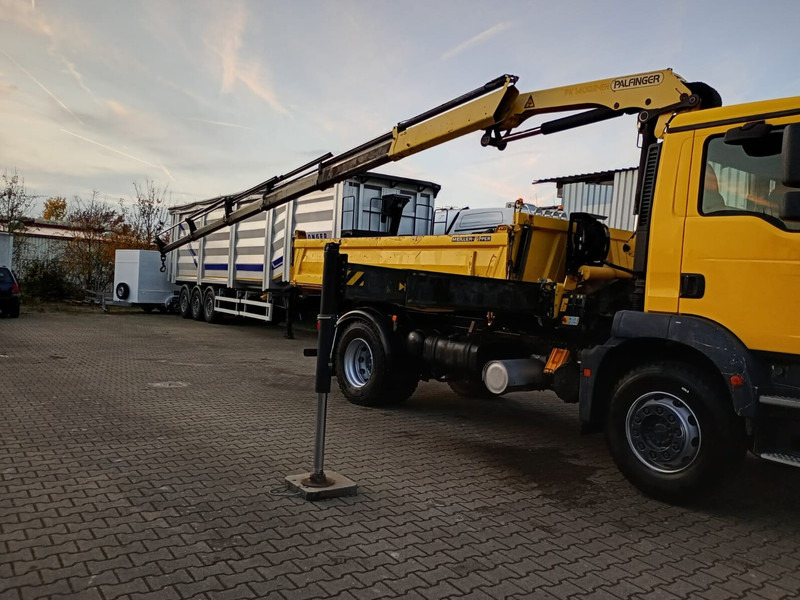 Самосвал, Автоманипулятор MAN TGM 18.290 4x2 BB Meiller Palfinger PK 14002EH D 14,5 m: фото 20