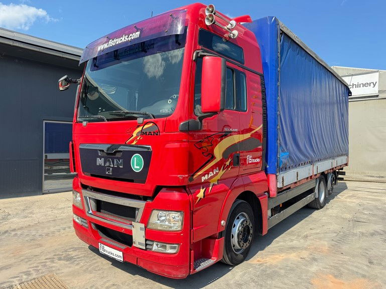 MAN TGX 26.440 6x2 box truck - retarder - lifting+steering axle - Грузовик с закрытым кузовом: фото 1 MAN TGX 26.440 6x2 box truck - retarder - lifting+steering axle - Грузовик с закрытым кузовом: фото 1