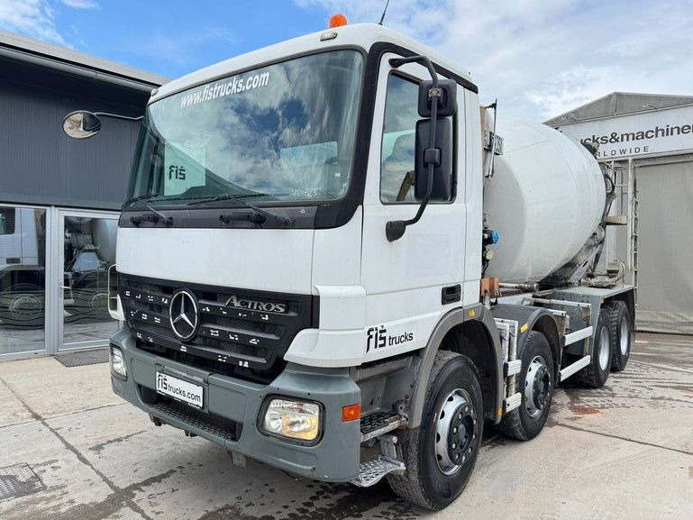 Mercedes-Benz Actros 3241 8x4 mixer 9m3 - Автобетоносмеситель: фото 1 Mercedes-Benz Actros 3241 8x4 mixer 9m3 - Автобетоносмеситель: фото 1