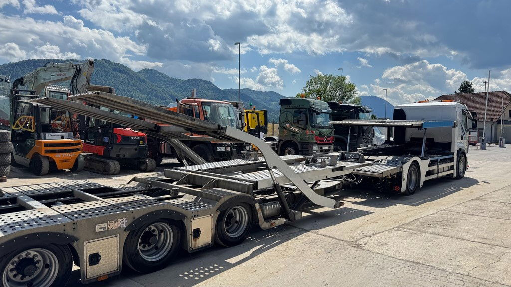 Автовоз Renault Premium 460 4x2 LKW transporter + rolfo trailer: фото 19