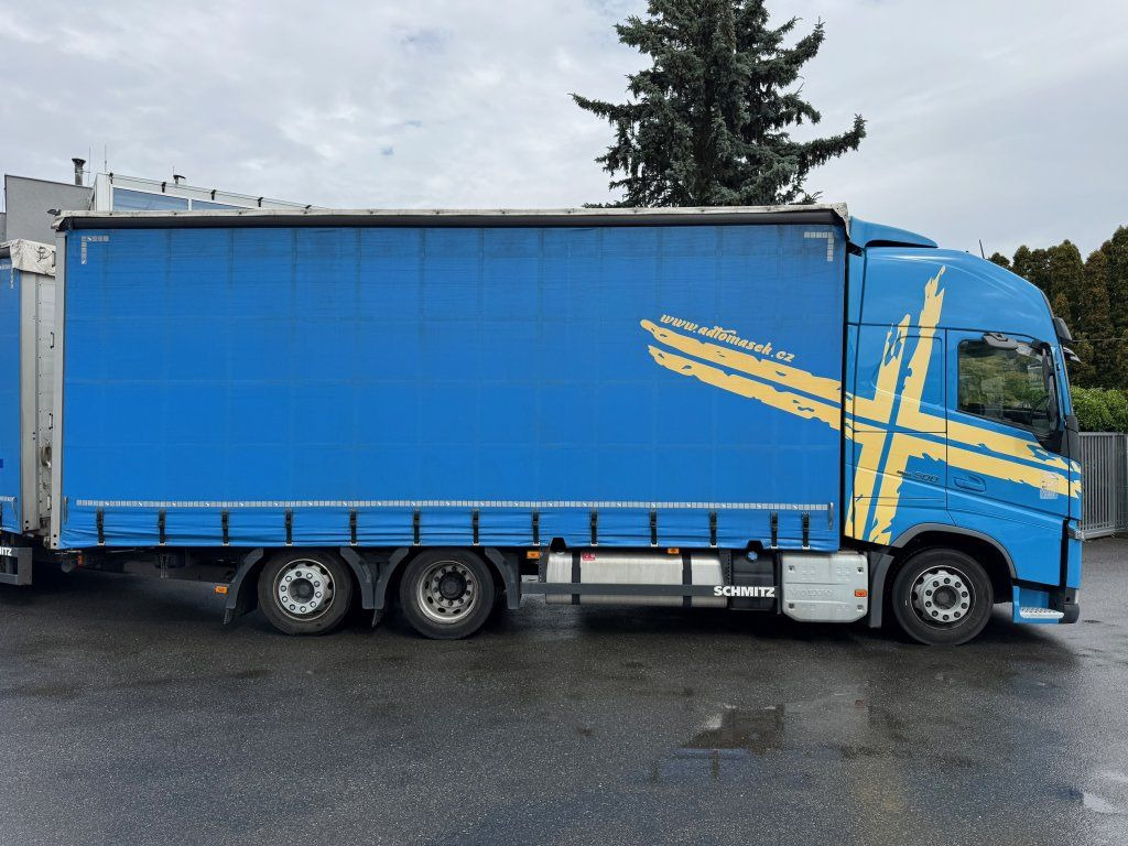 Volvo FH500 6x2 Euro 6 + Schmitz - Тентованный грузовик: фото 2 Volvo FH500 6x2 Euro 6 + Schmitz - Тентованный грузовик: фото 2