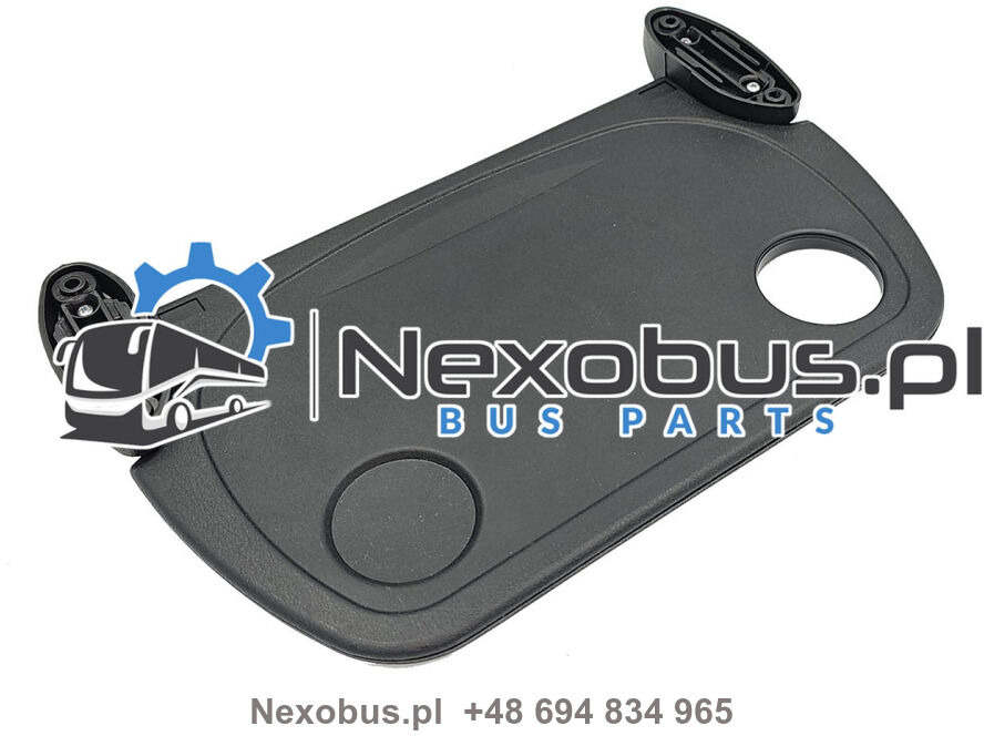 Stolik fotela Bova Neoplan MAN Temsa Volvo czarny zaokraglony - Кабина и интерьер для Автобусов: фото 1 Stolik fotela Bova Neoplan MAN Temsa Volvo czarny zaokraglony - Кабина и интерьер для Автобусов: фото 1