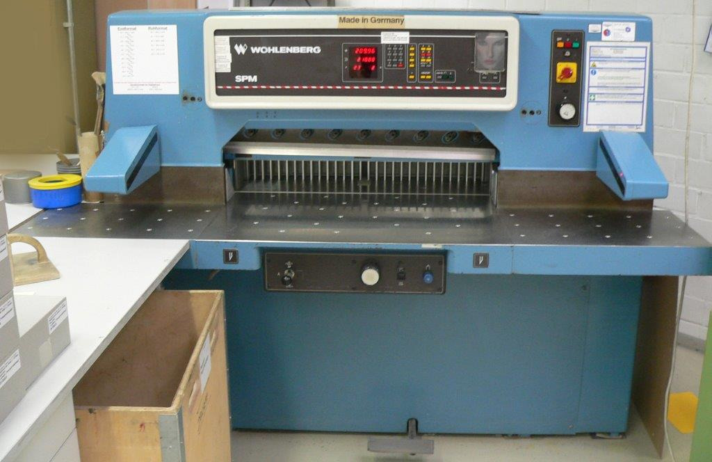 High-speed cutter Wohlenberg WP 92 SPM - Бумагорезательная машина: фото 1 High-speed cutter Wohlenberg WP 92 SPM - Бумагорезательная машина: фото 1