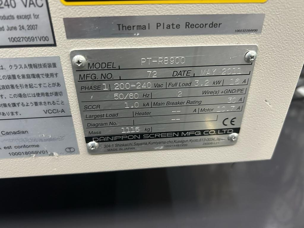 HighSpeed thermal CTP Agfa Avalon N8-60 with MAL, Apogee Rip and Nela Autopunch - Печатное оборудование: фото 5 HighSpeed thermal CTP Agfa Avalon N8-60 with MAL, Apogee Rip and Nela Autopunch - Печатное оборудование: фото 5