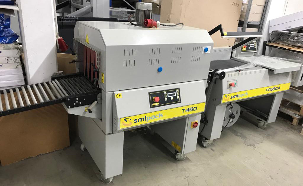 Smipack FP 560 A semi-automatic angle welder with Smipack T 450 single-chamber shrink tunnel - Упаковочное оборудование: фото 2 Smipack FP 560 A semi-automatic angle welder with Smipack T 450 single-chamber shrink tunnel - Упаковочное оборудование: фото 2